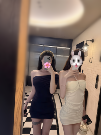 可樂 170cm-45kg-D奶-24歲 奶糖 171cm-48kg-C奶-24歲 高挑姐妹花雙飛組合！ 兩位都是