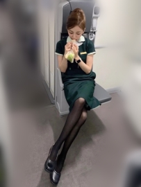 北部航空空姐 高挑氣質 講話聲音甜  舉止端莊 讓人一眼心動喔 玉漱  168.C.48.25歲